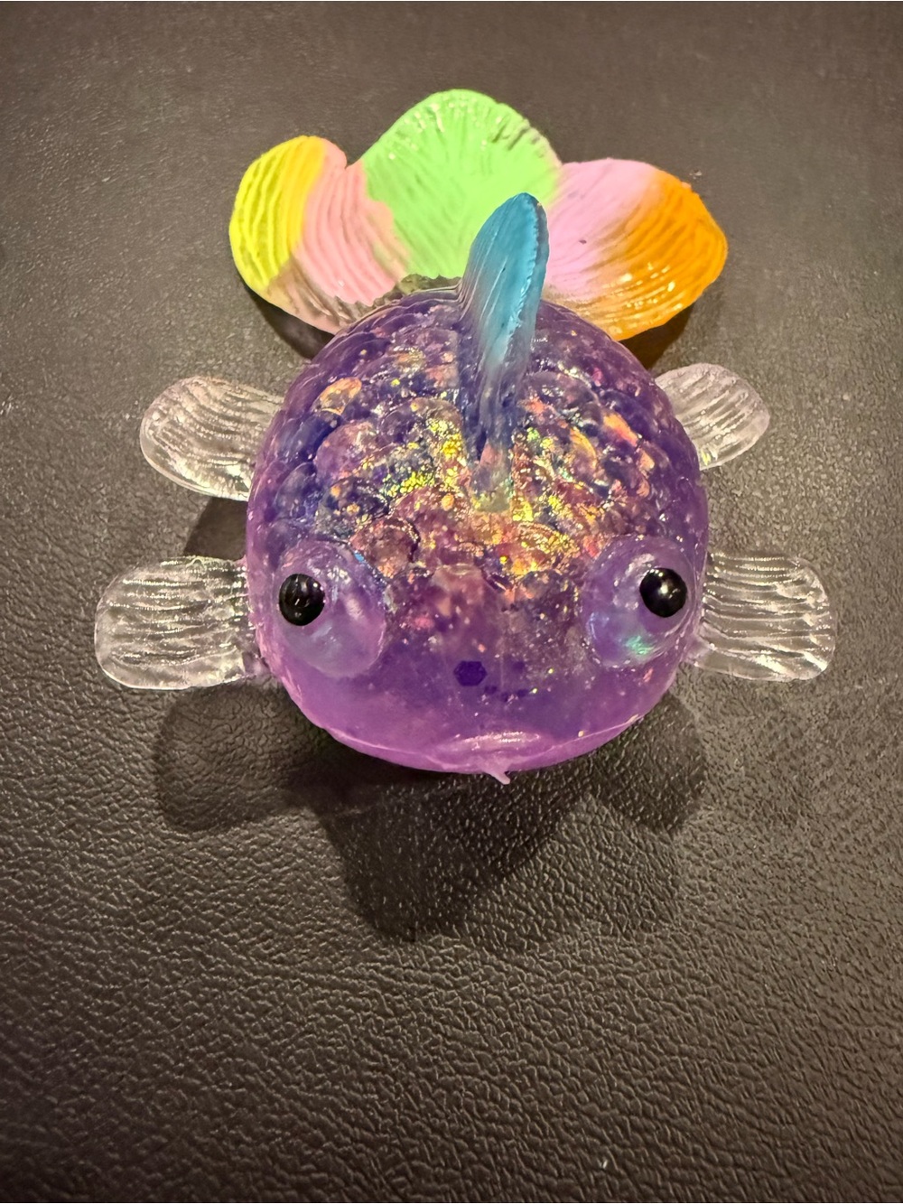 Purple Sugar Squeeze Koi Fish Squish -3”